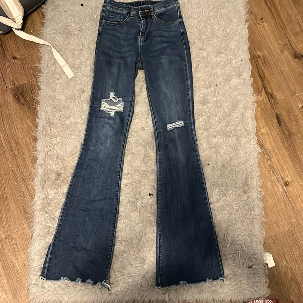 High Rise Flare Jeans